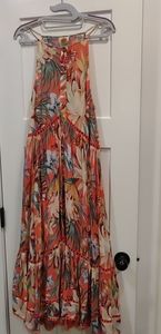 NWOT FARM Rio Button Up Midi Dress - Large